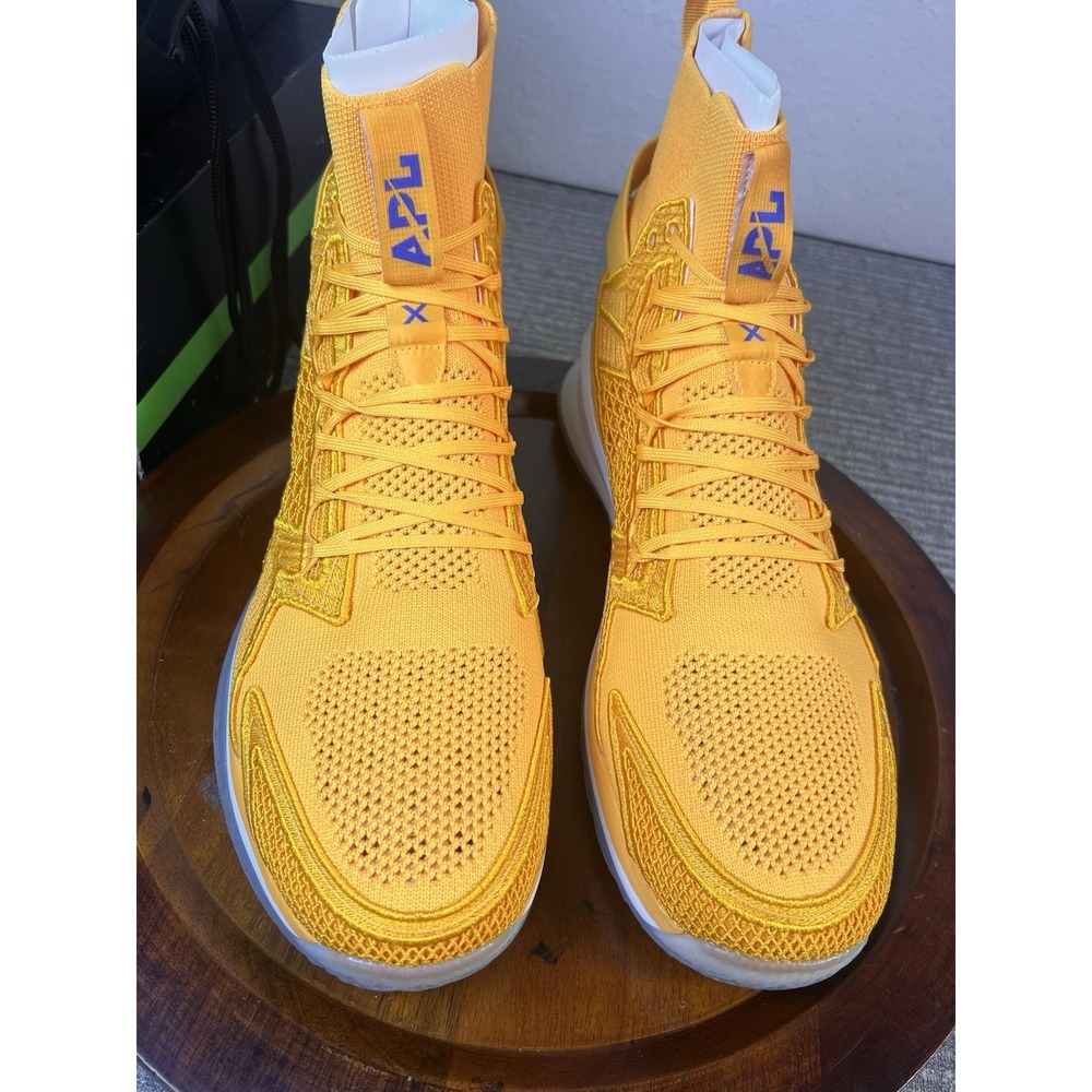 APL Concept X Basketball Shoes Mens 14 Mango Ultraviolet Carbon Fiber - Picture 4 of 8